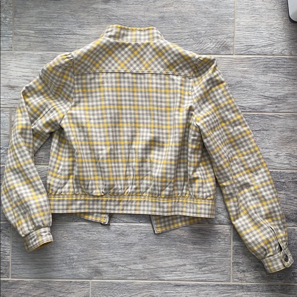 Anthropologie Yellow and Gray Jacket - Picture 3 of 3